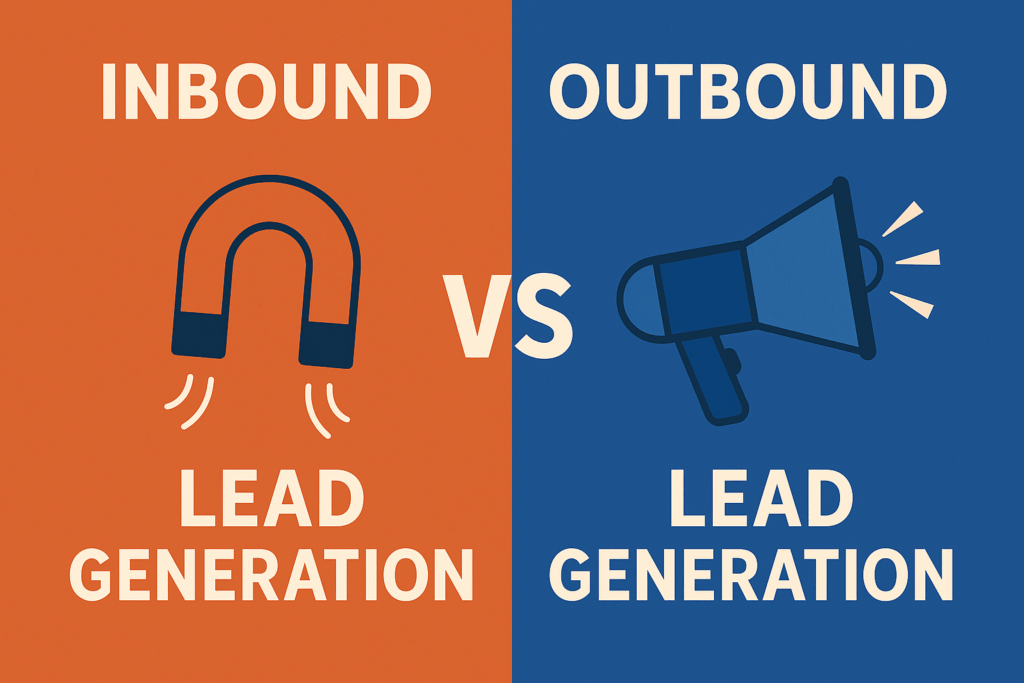 What is the difference between Inbound and Outbound Lead Generation?